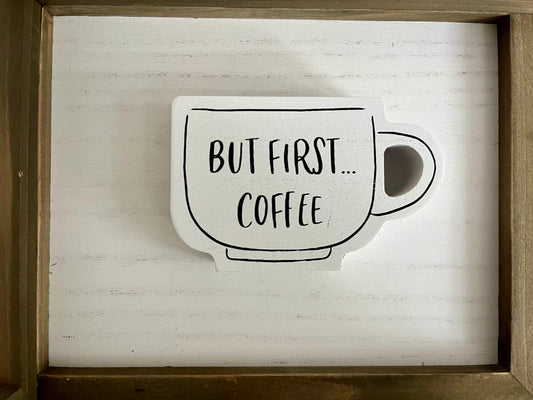 Wood Coffee Mug Block