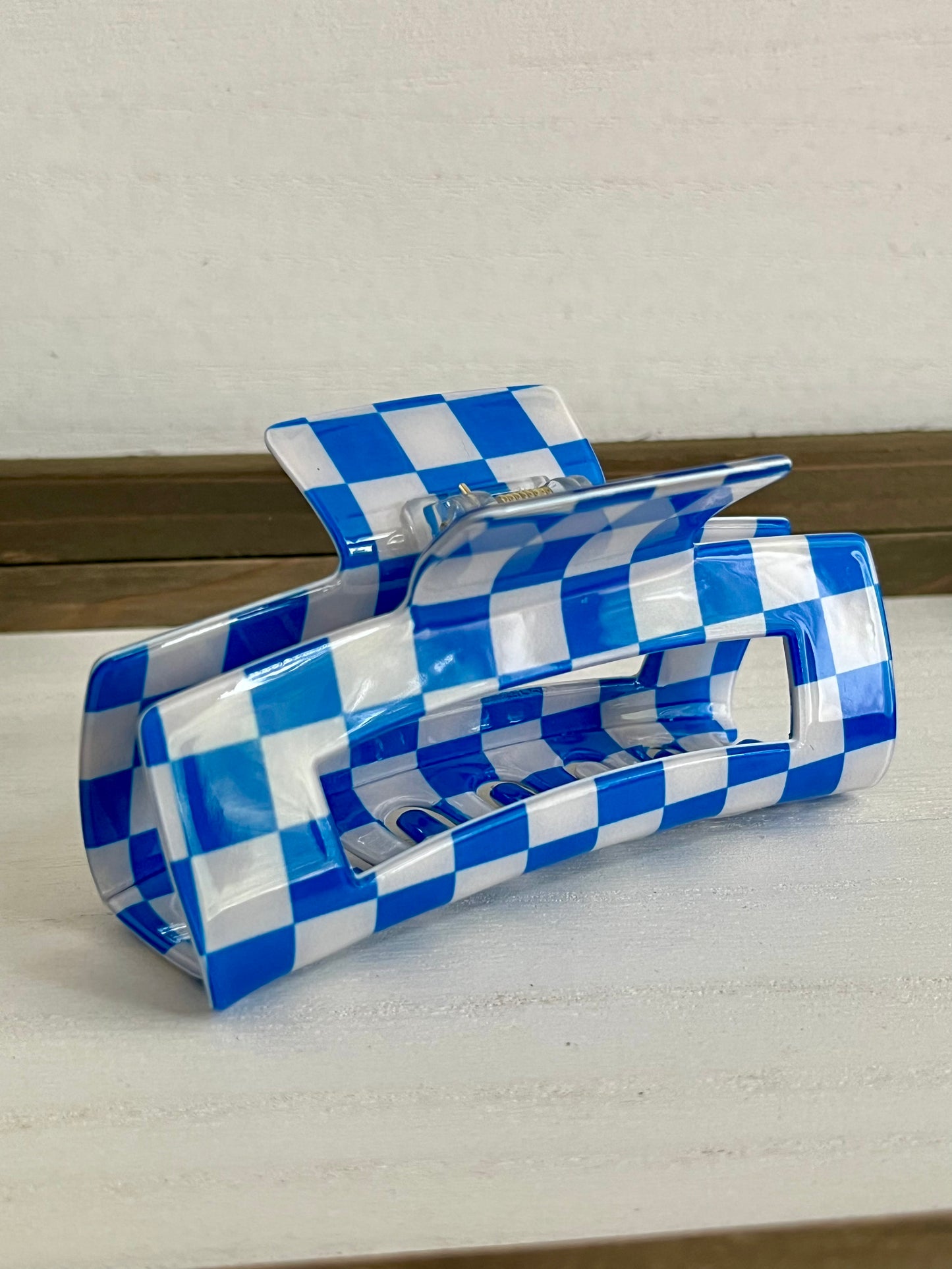 Checkered Hair Clip