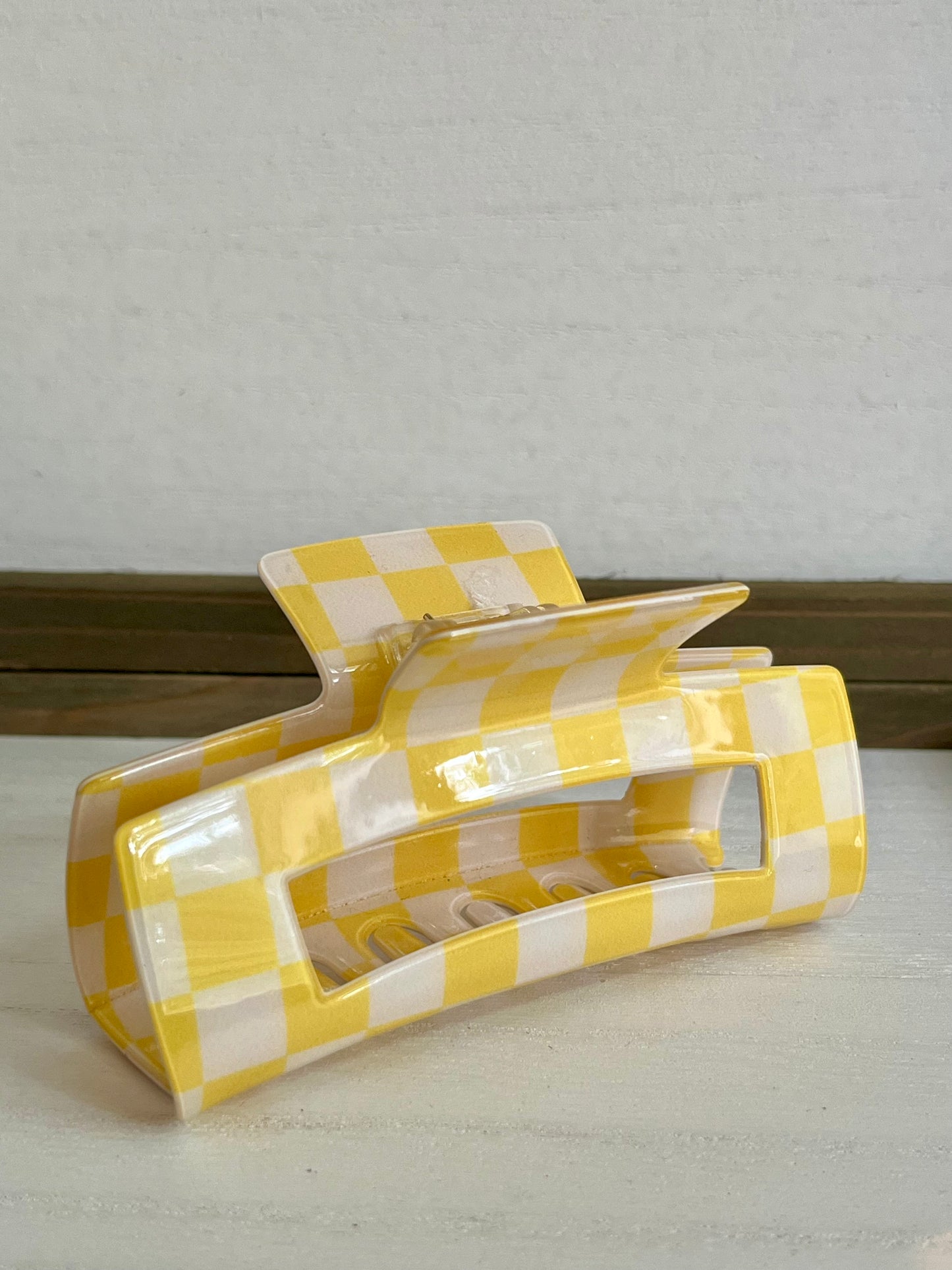 Checkered Hair Clip