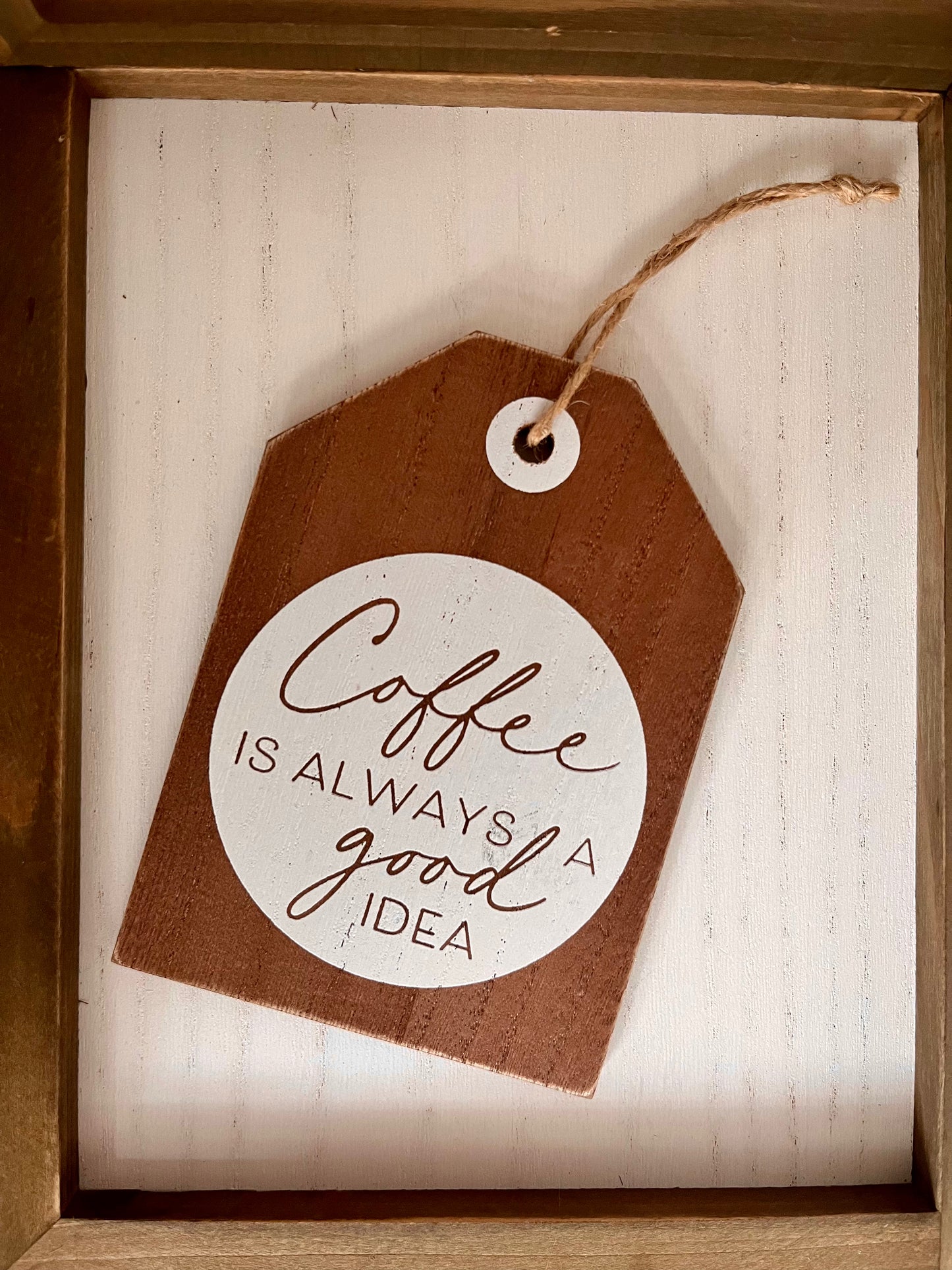 Wood Coffee Sign
