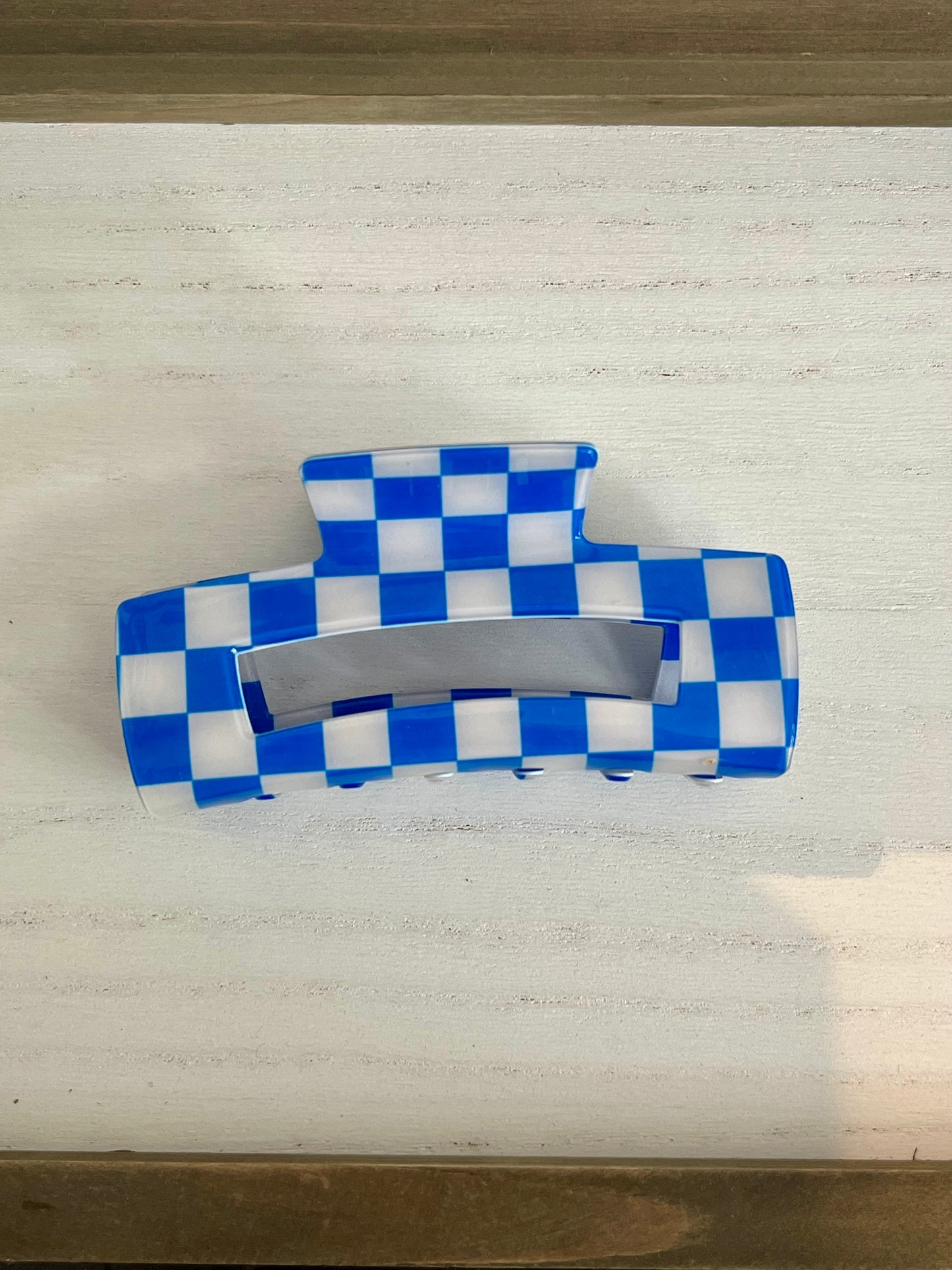 Checkered Hair Clip