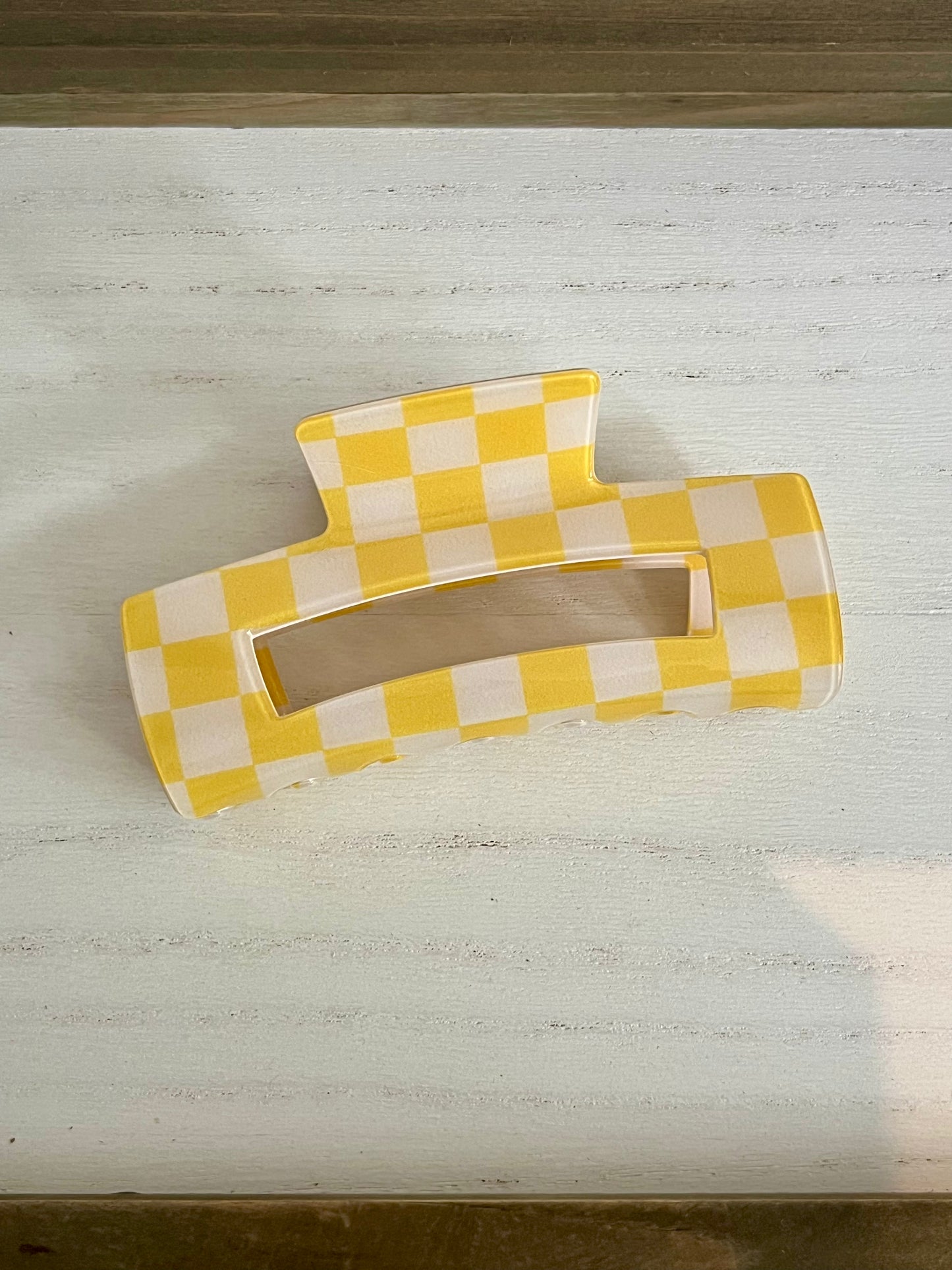 Checkered Hair Clip