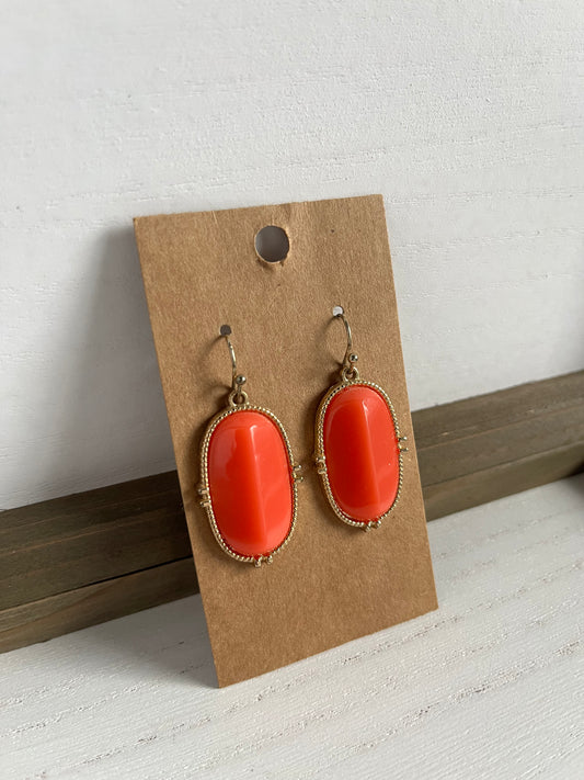 Peach Earrings