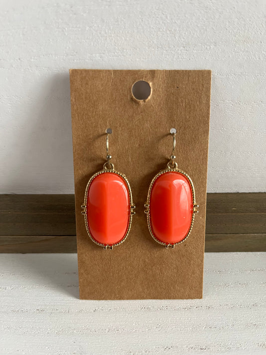 Peach Earrings