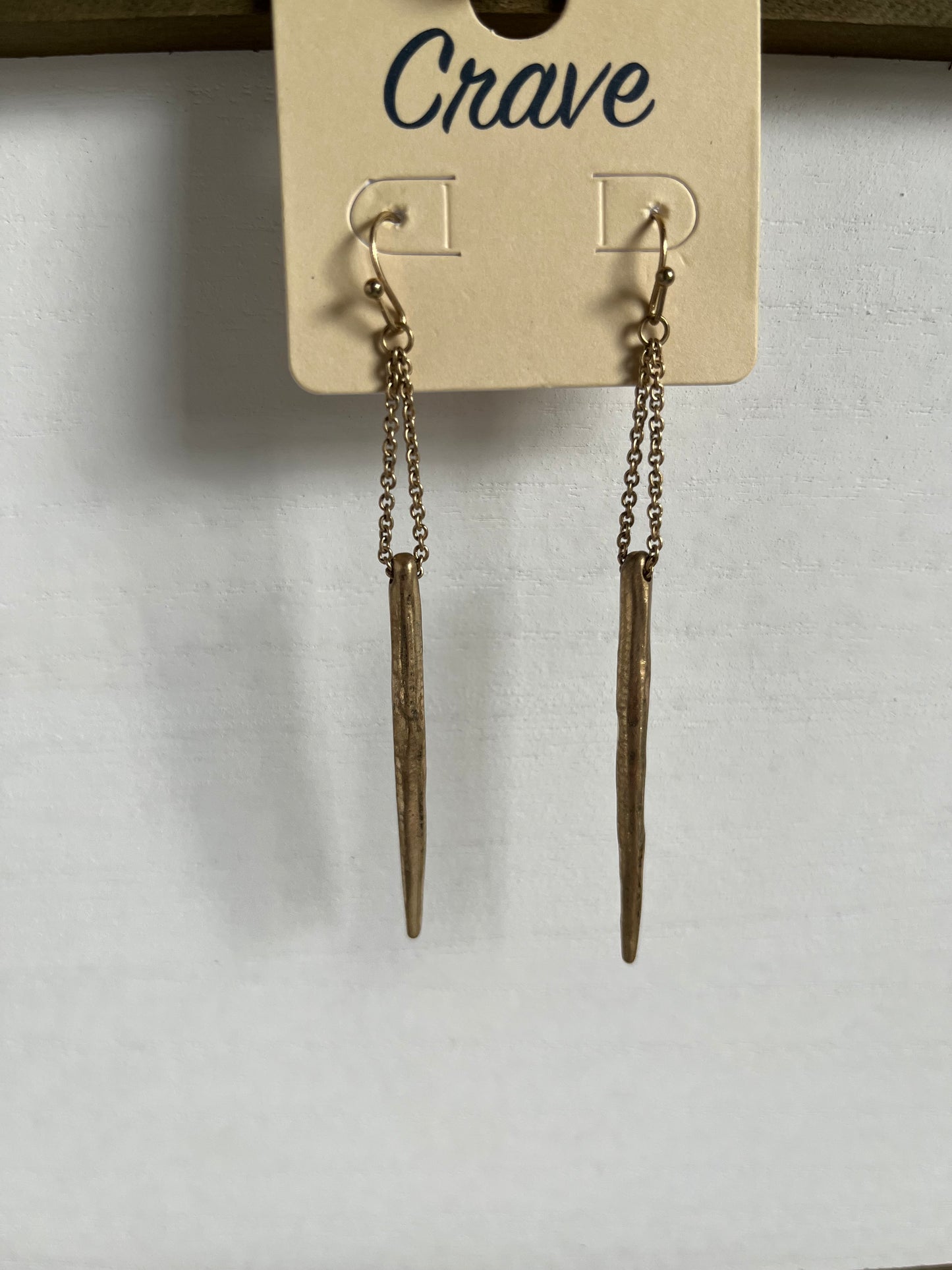 Crave Gold Icicle Earrings