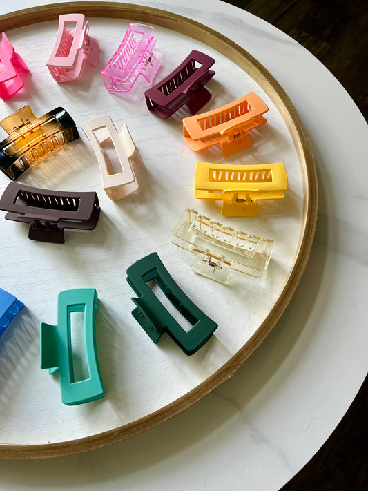 Medium Rectangle Hair Clip